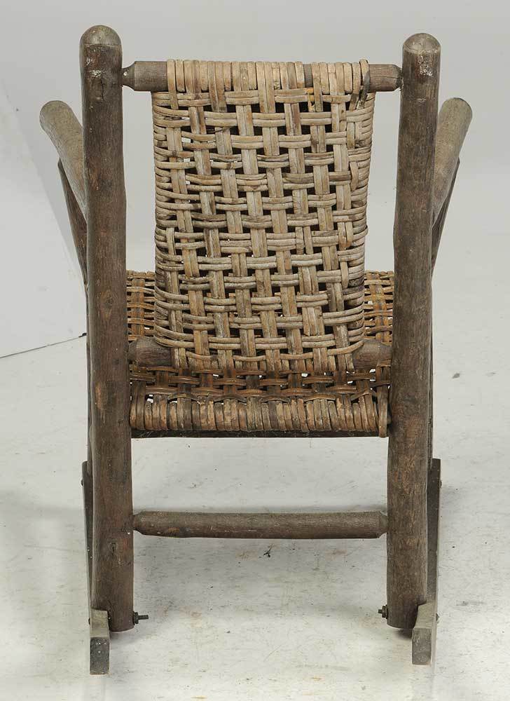 Brunk Auctions Auctions Two Vintage Old Hickory Chairs - Brunk Auctions Auctions