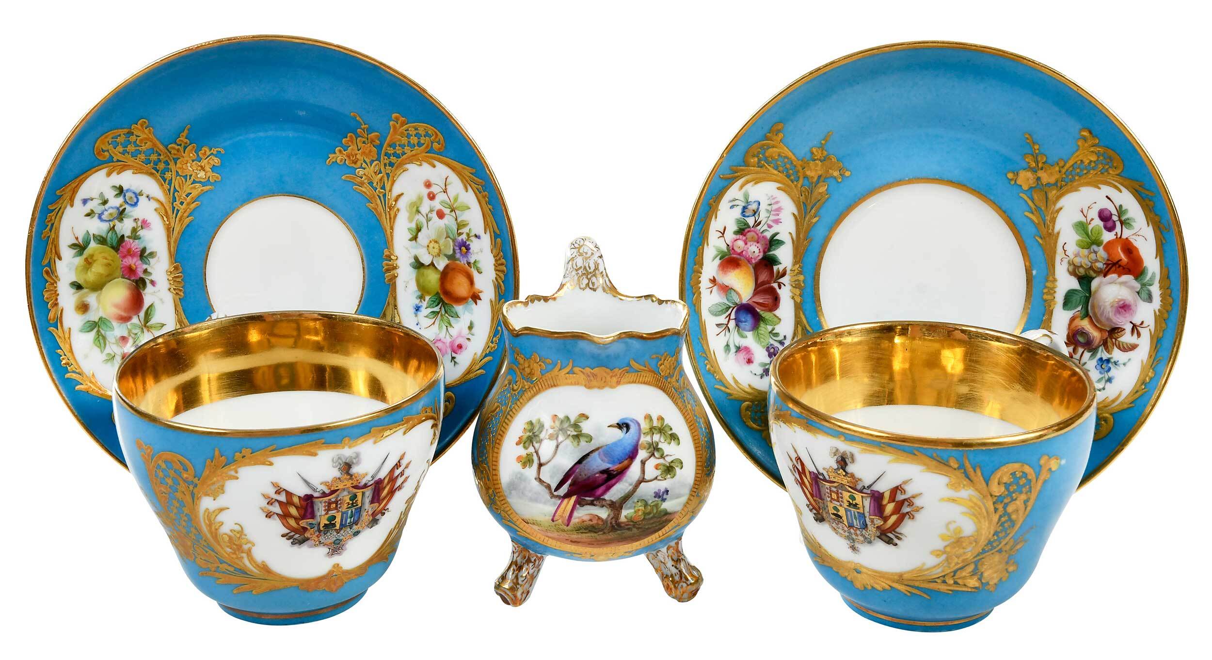 French Porcelain Tea Service for Twelve Barnebys