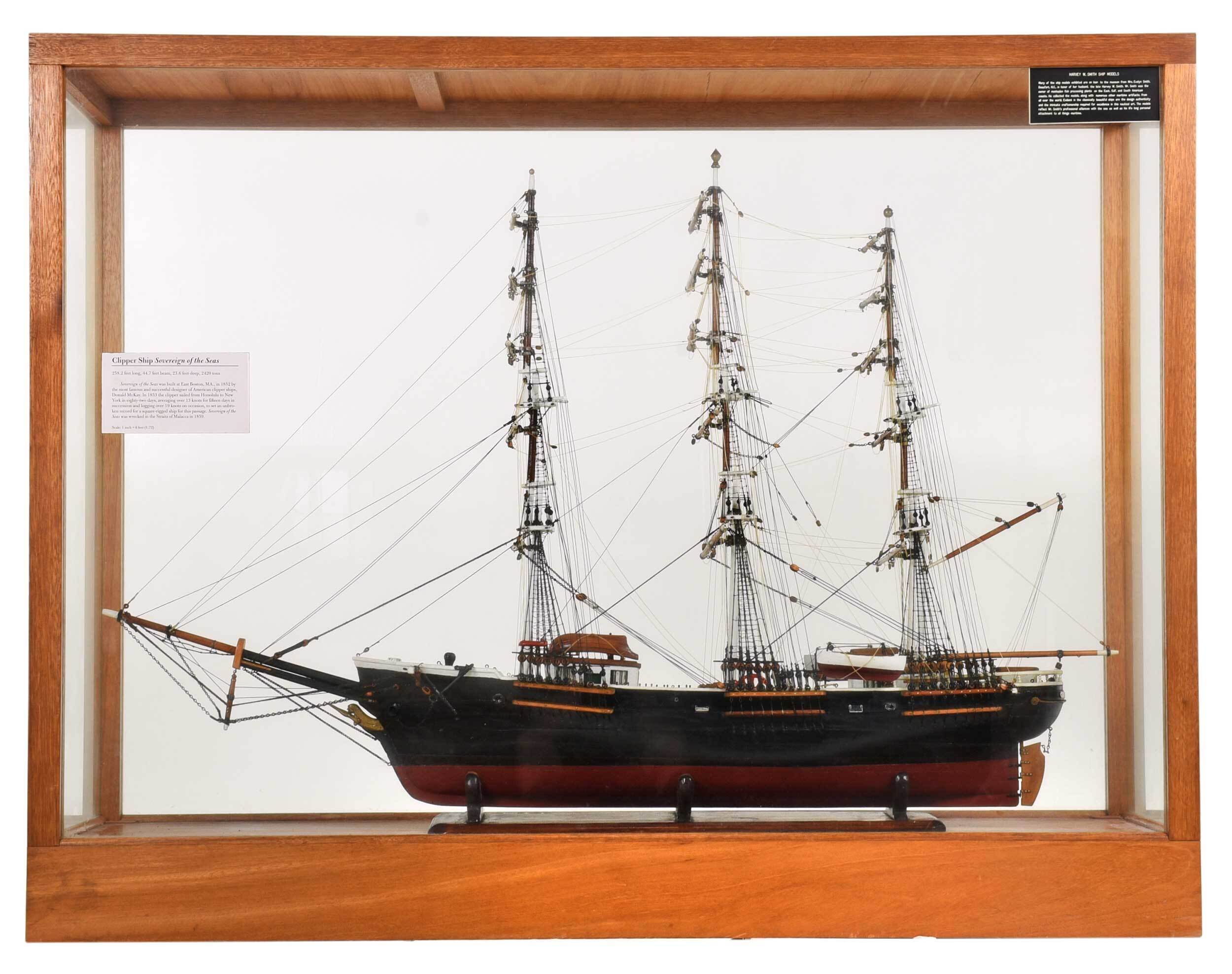 Scale Ship Model Of 1852 Sovereign Of The Seas Barnebys scale-ship-model-of-1852-sovereign-of-the-seas-barnebys